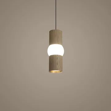 Lightbone lampada a sospensione - Small 24 cm, rovere naturale - Oblure