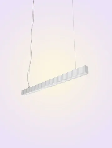 Superwave lampada a sospensione - Bianco - Oblure