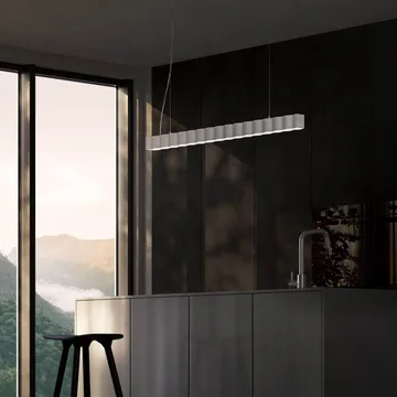 Superwave lampada a sospensione - Bianco - Oblure