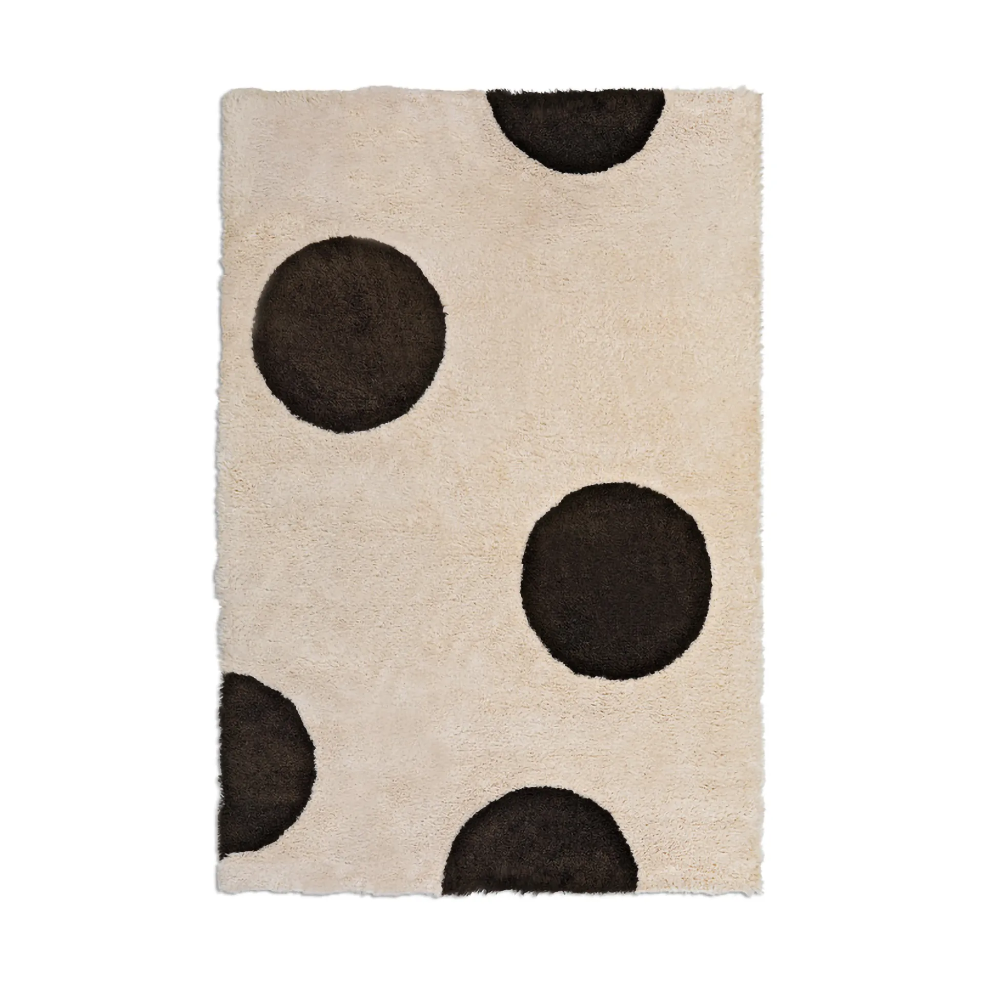 Tappeto in lana ODC Dot Big Scale, Beige brown, 170x240 cm Ogeborg