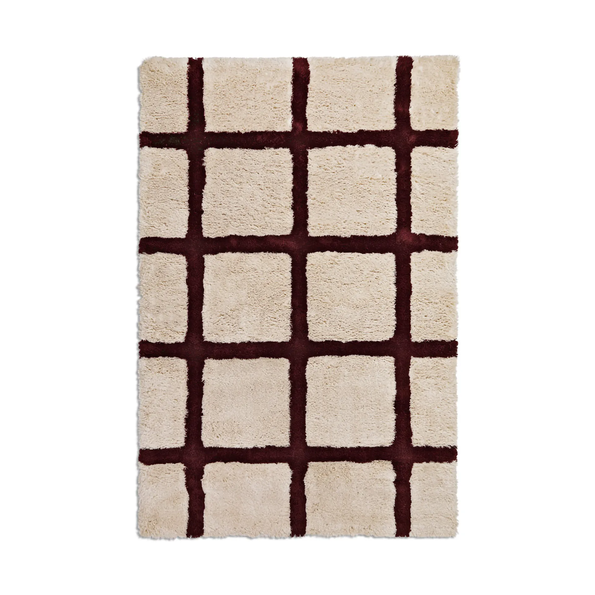 Tappeto in lana ODC Line Big Scale, Beige brown, 170x240 cm Ogeborg