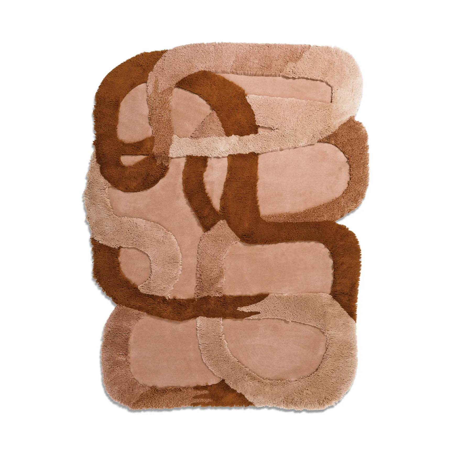 Tappeto in lana The Tangles, Blushing, 170x216 cm Ogeborg