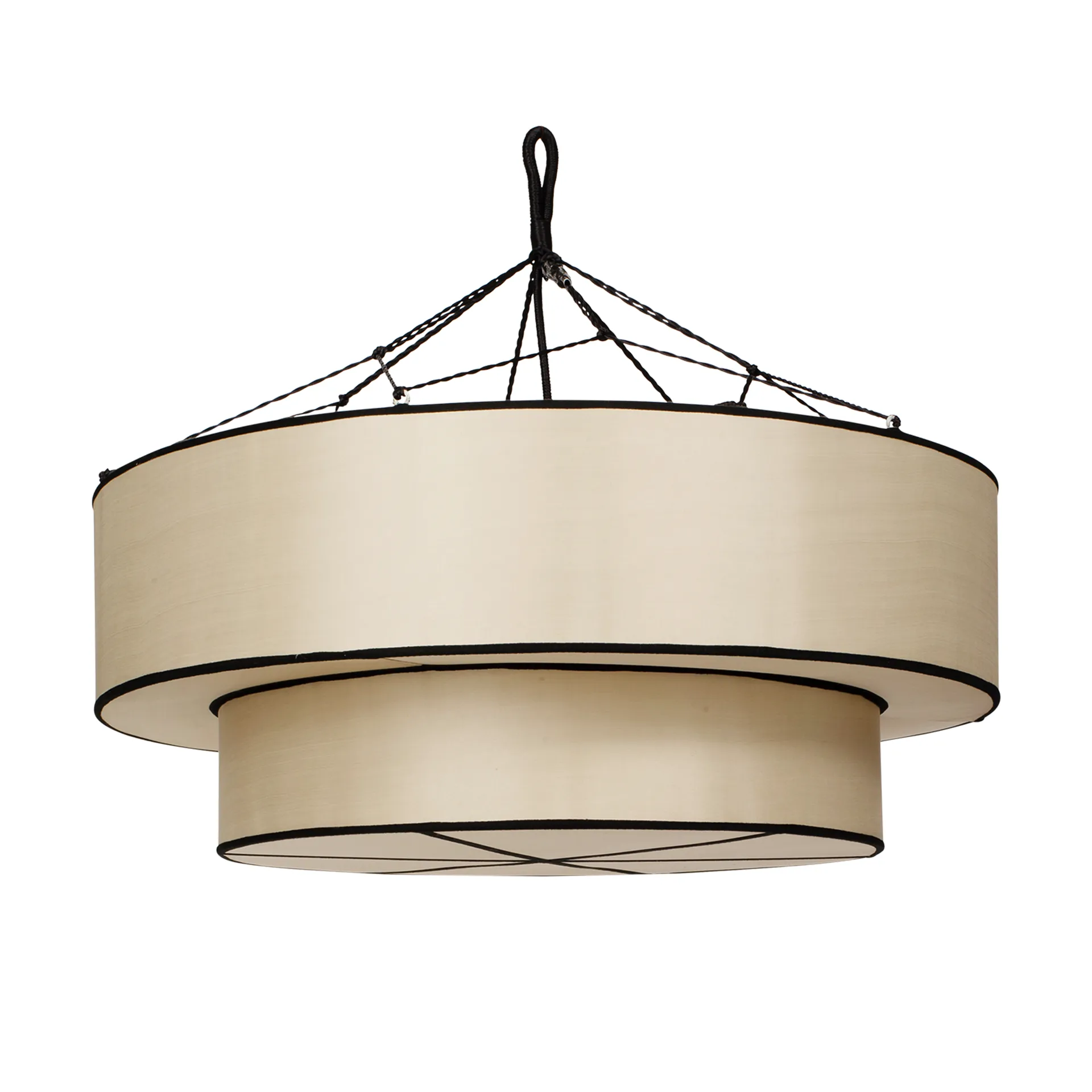 Paralume Indochina Classic Tophat, Kit-black Oi Soi Oi