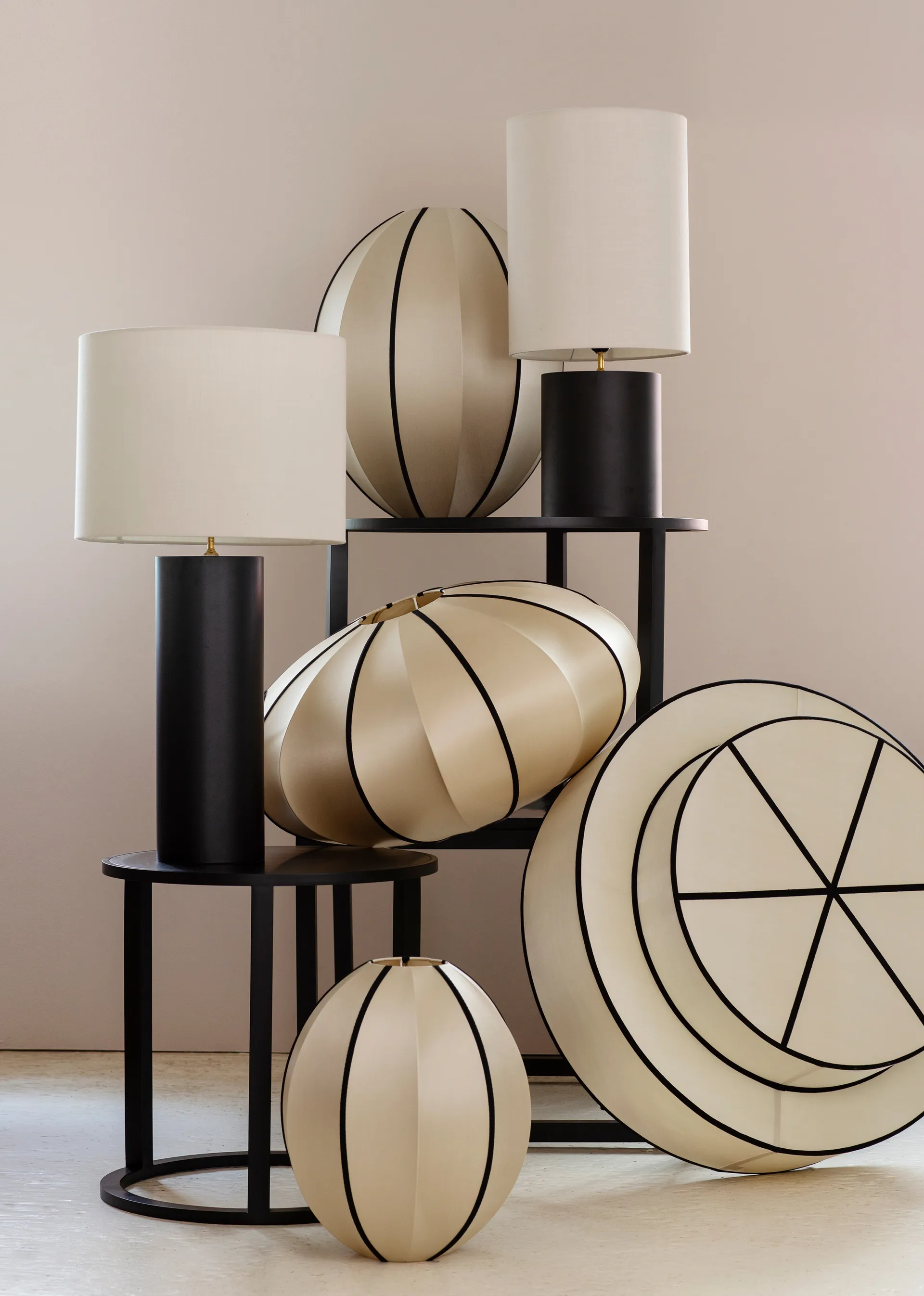 Paralume Indochina Classic Tophat, Kit-black Oi Soi Oi