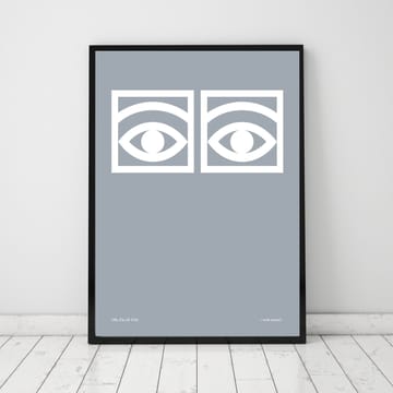 Poster grigio Ögon - 50x70 cm - Olle Eksell