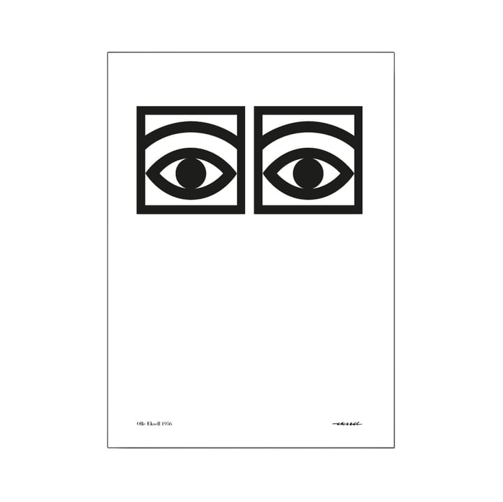 Poster occhio singolo Ögon - 21x29,7 cm (A4) - Olle Eksell