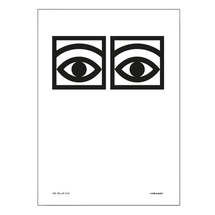 Poster occhio singolo Ögon - 50x70 cm - Olle Eksell