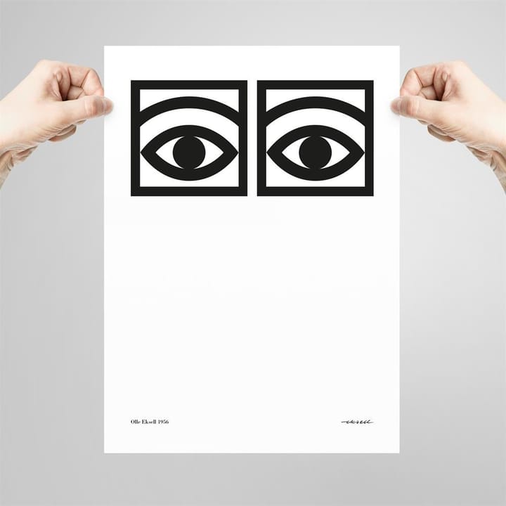 Poster occhio singolo Ögon - 50x70 cm - Olle Eksell