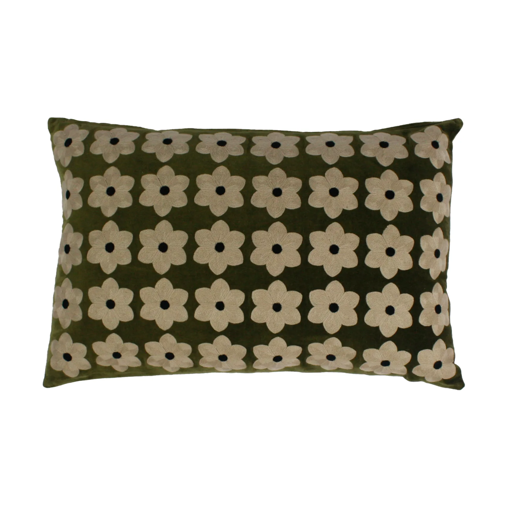 Fodera per cuscino Daisy 40x60 cm, Verde muschio Olsson & Jensen