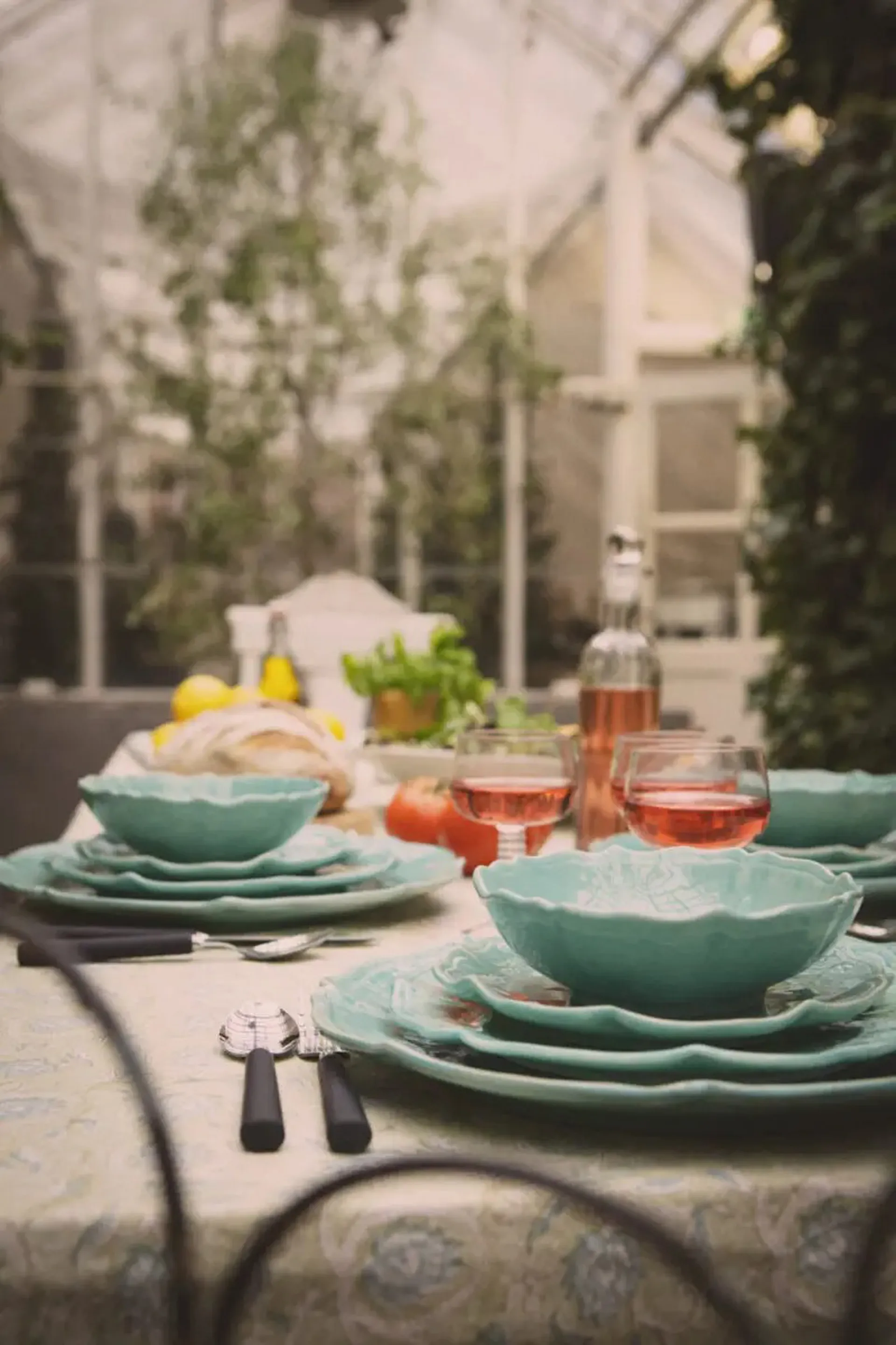 Piattino Judith Ø 21 cm, Turchese Olsson & Jensen