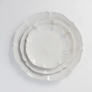 Piatto grande Judith Ø 34 cm - Bianco - Olsson & Jensen