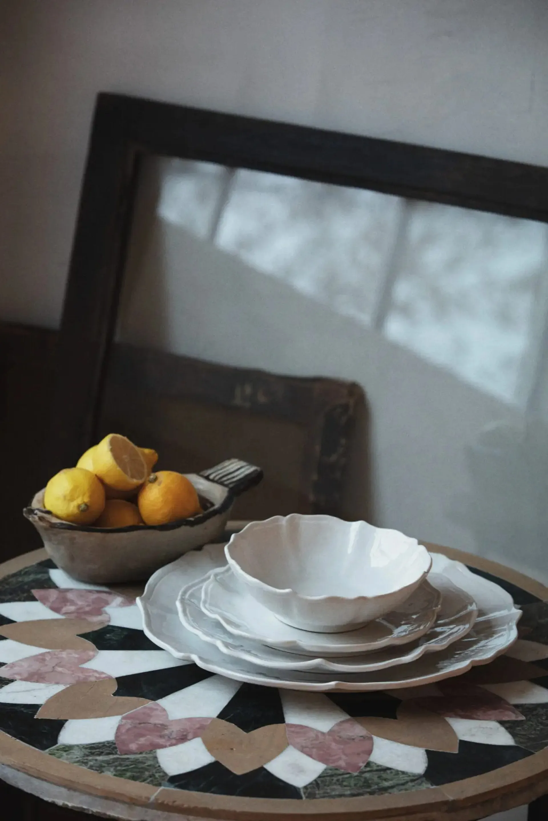 Piatto Judith Ø 27 cm, Bianco Olsson & Jensen