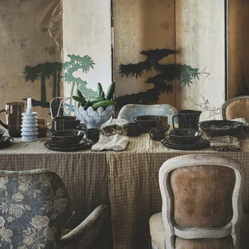 Piatto piano Yuki - marrone-nero - Olsson & Jensen