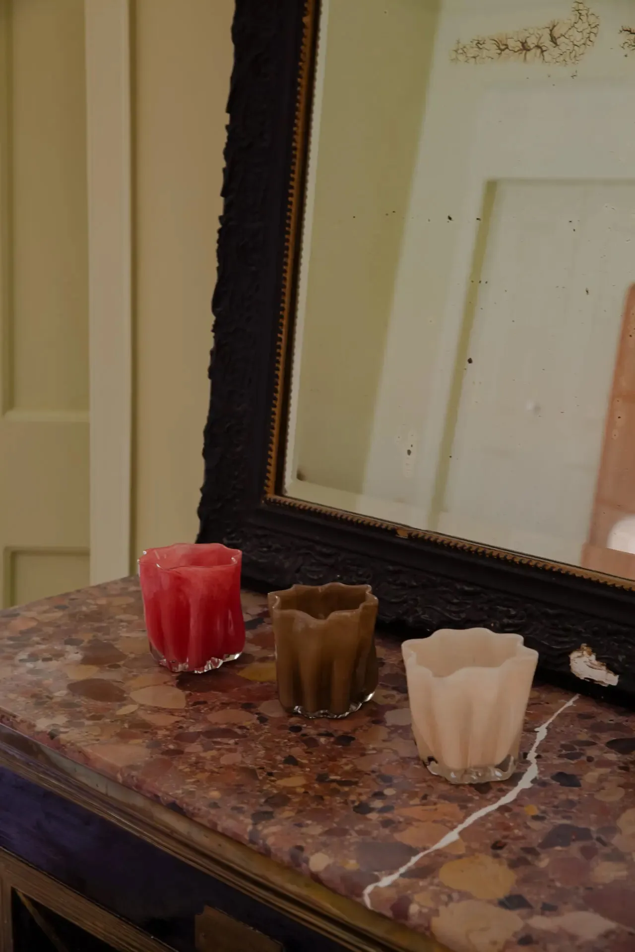 Portacandela Tess Ø10 cm, Bianco crema Olsson & Jensen