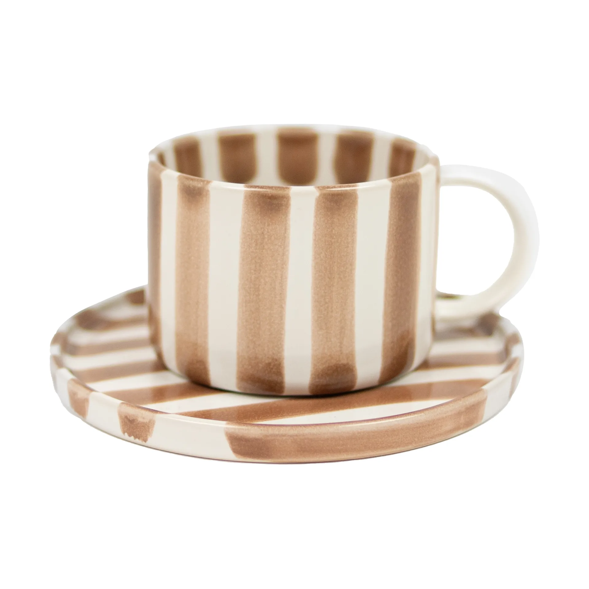 Tazza con piattino Monica, Beige Olsson & Jensen