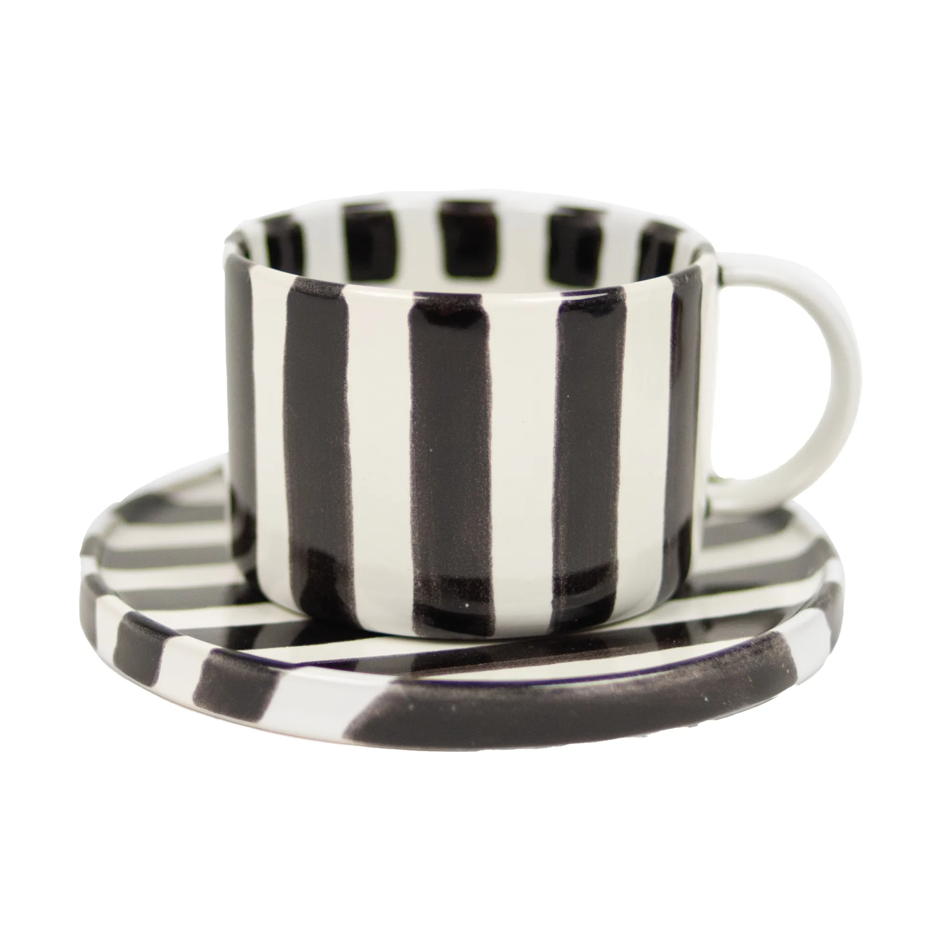 Tazza con piattino Monica, Nero Olsson & Jensen