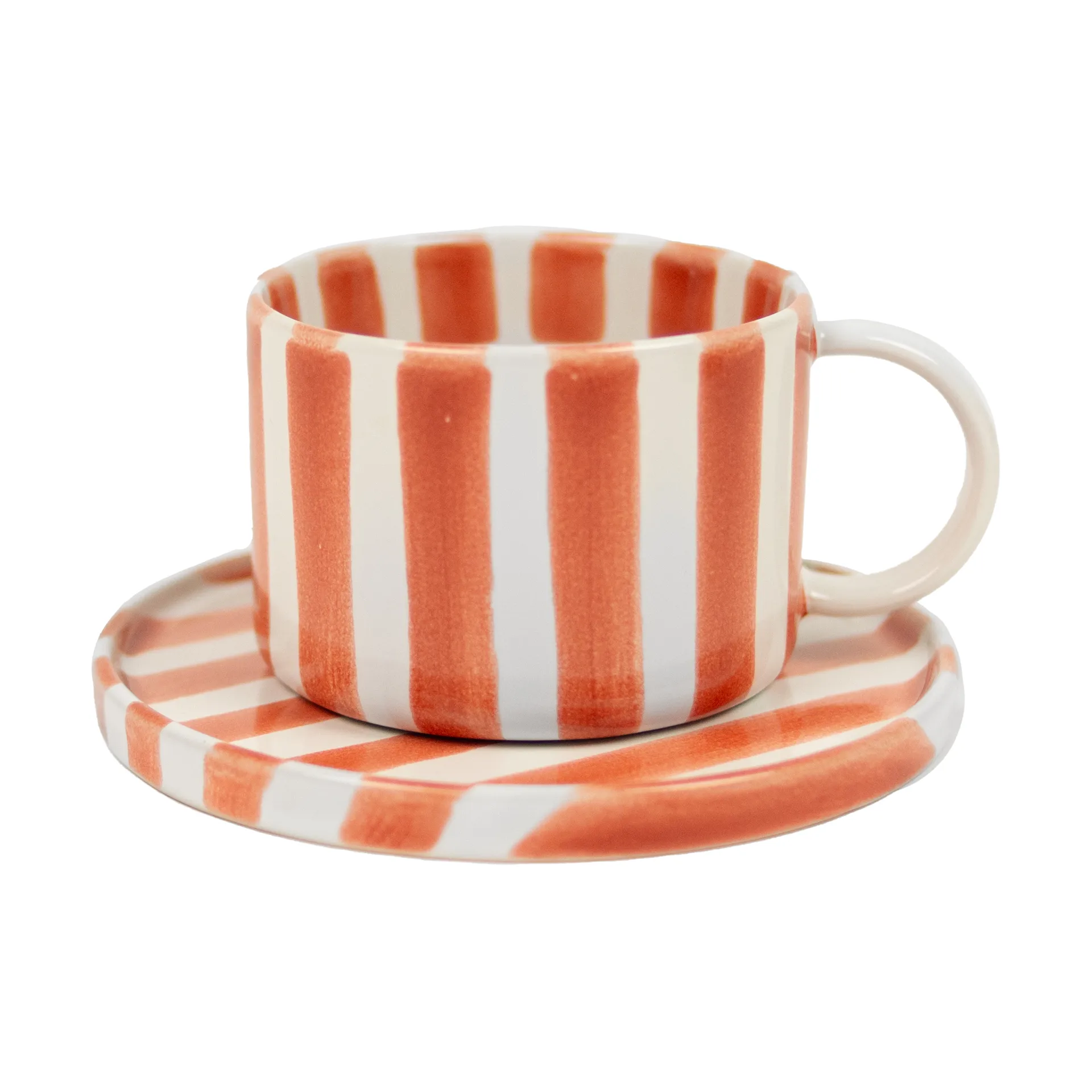 Tazza con piattino Monica, Ruggine Olsson & Jensen