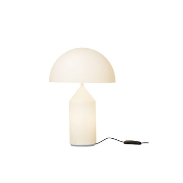 Lampada da tavolo Atollo medium 237 in vetro - Opal, medium - Oluce