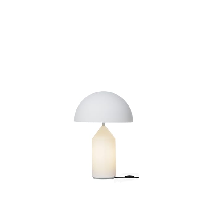 Lampada da tavolo Atollo small 236 in vetro - Opal - Oluce