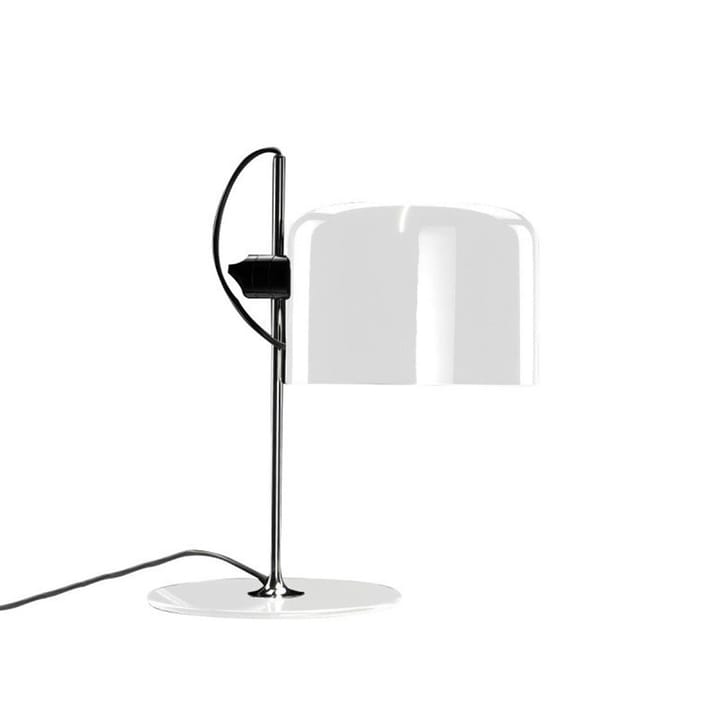 Lampada da tavolo Coupé 2202 - Bianco, supporto cromato - Oluce