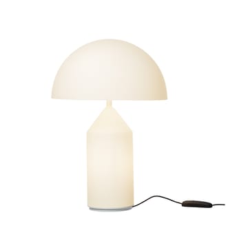 Lampada da tavolo/terra Atollo large 235 in vetro - Opal - Oluce