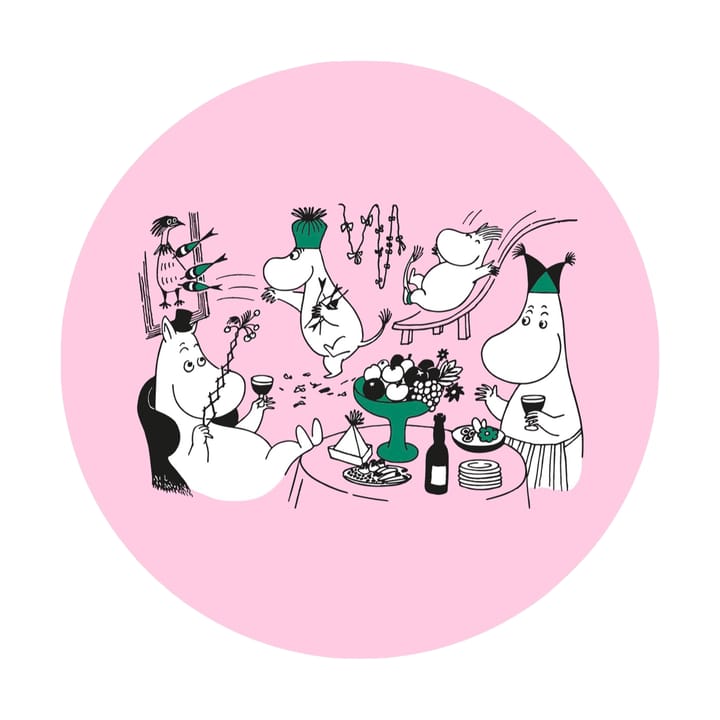Sottopentola Moomin 80 Ø21 cm - Rosa - Opto Design