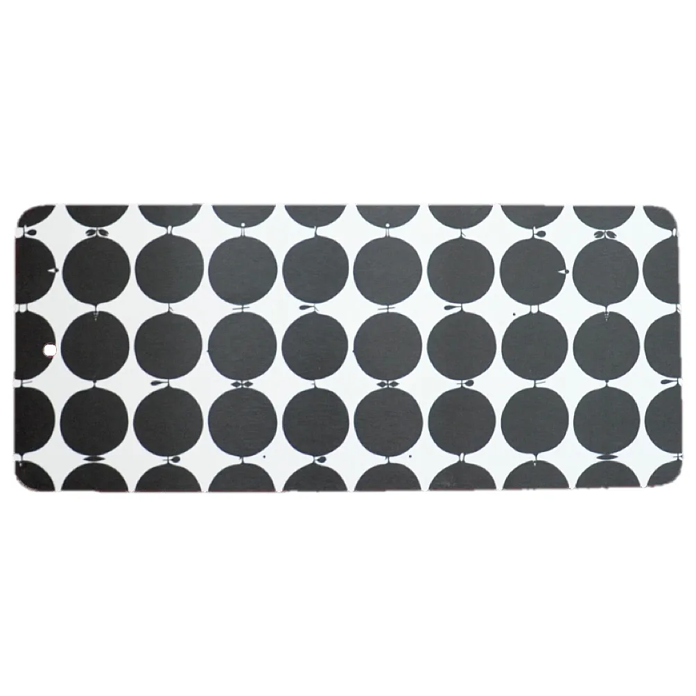 Tagliere Tallyho 40x17 cm, Nero-bianco Opto Design