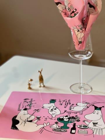 Tovaglietta Moomin 80 - 27,5x40 cm - Rosa - Opto Design