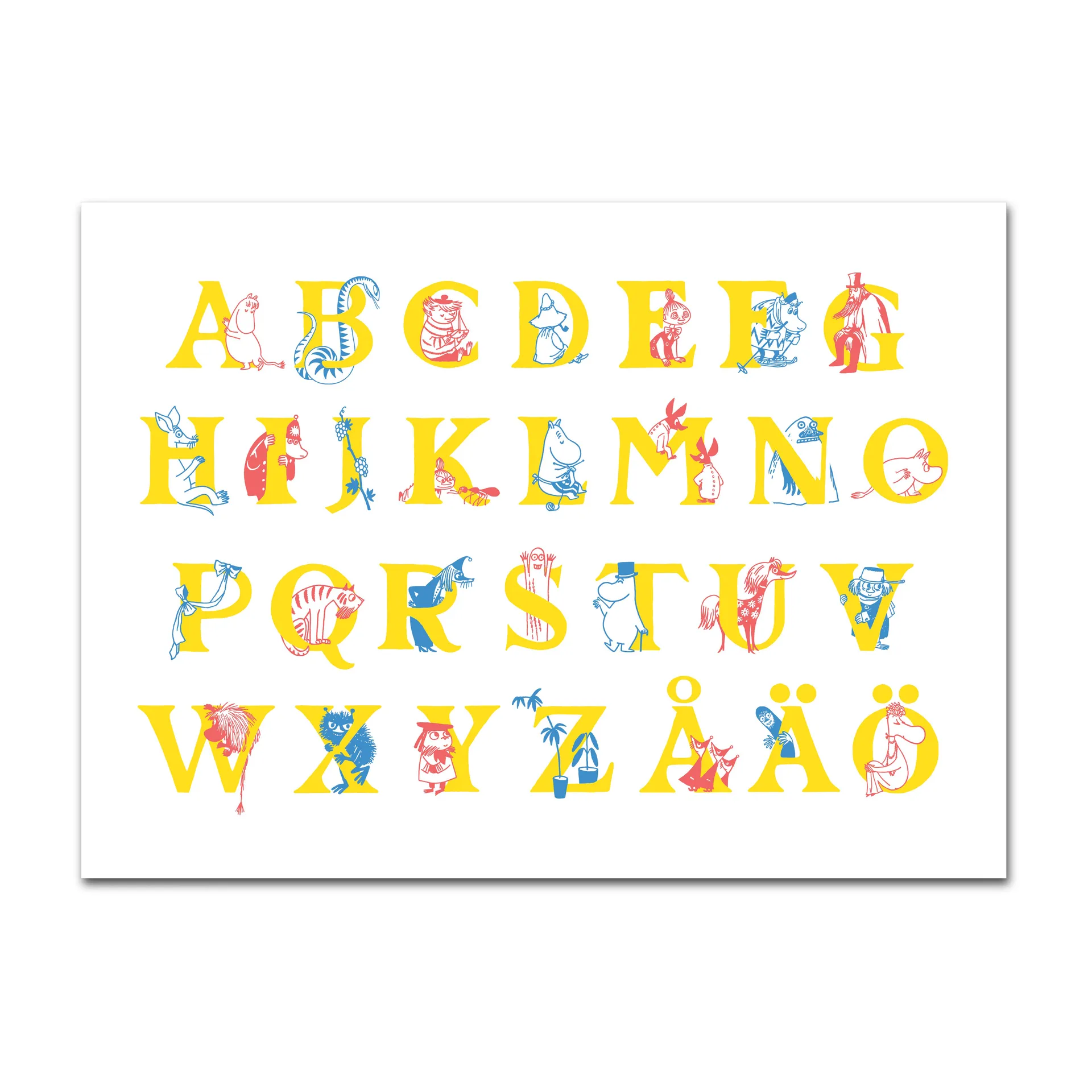 Tovaglietta Mumin ABC , 30x40 cm Opto Design