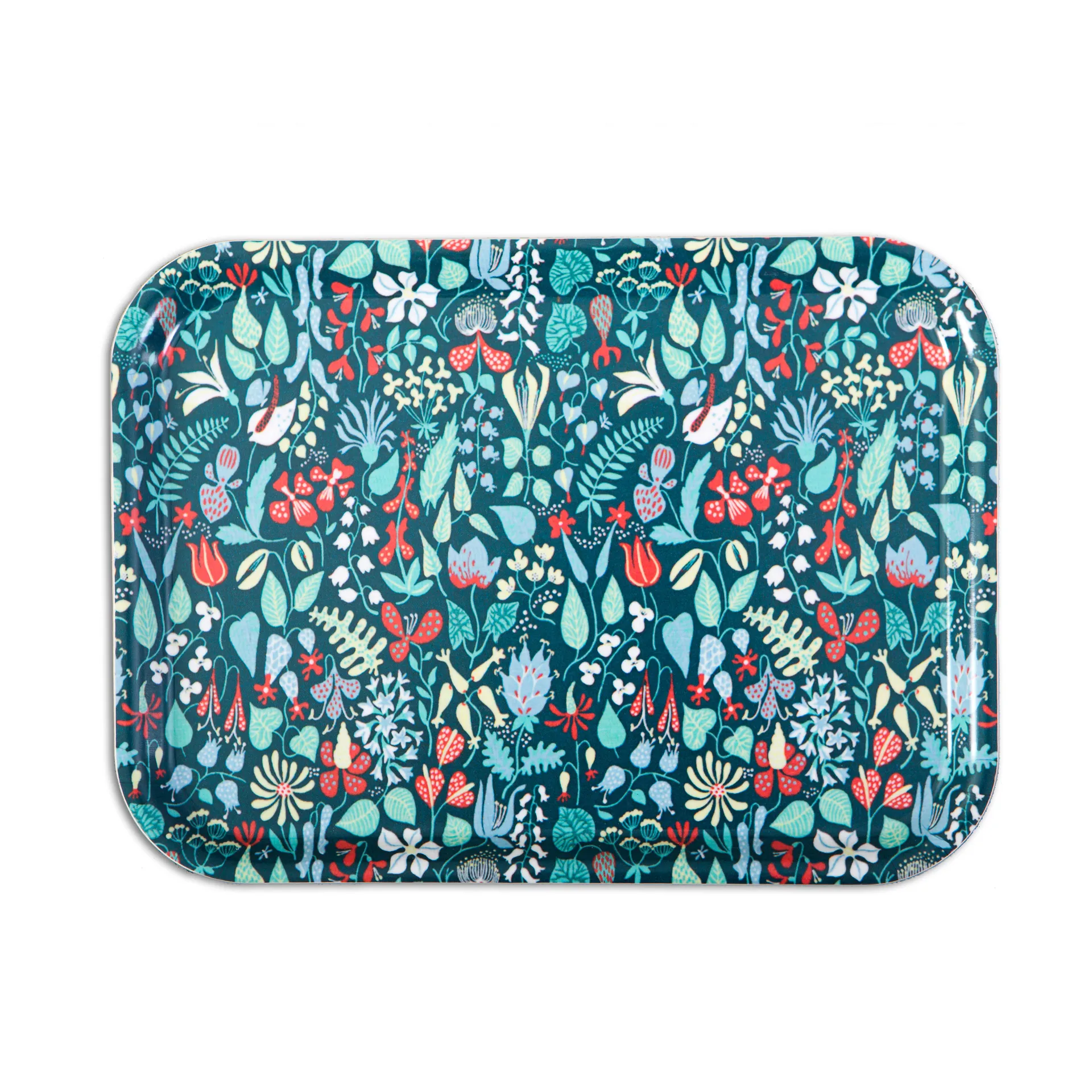 Vassoio Herbarium blu, 27x20 cm Opto Design