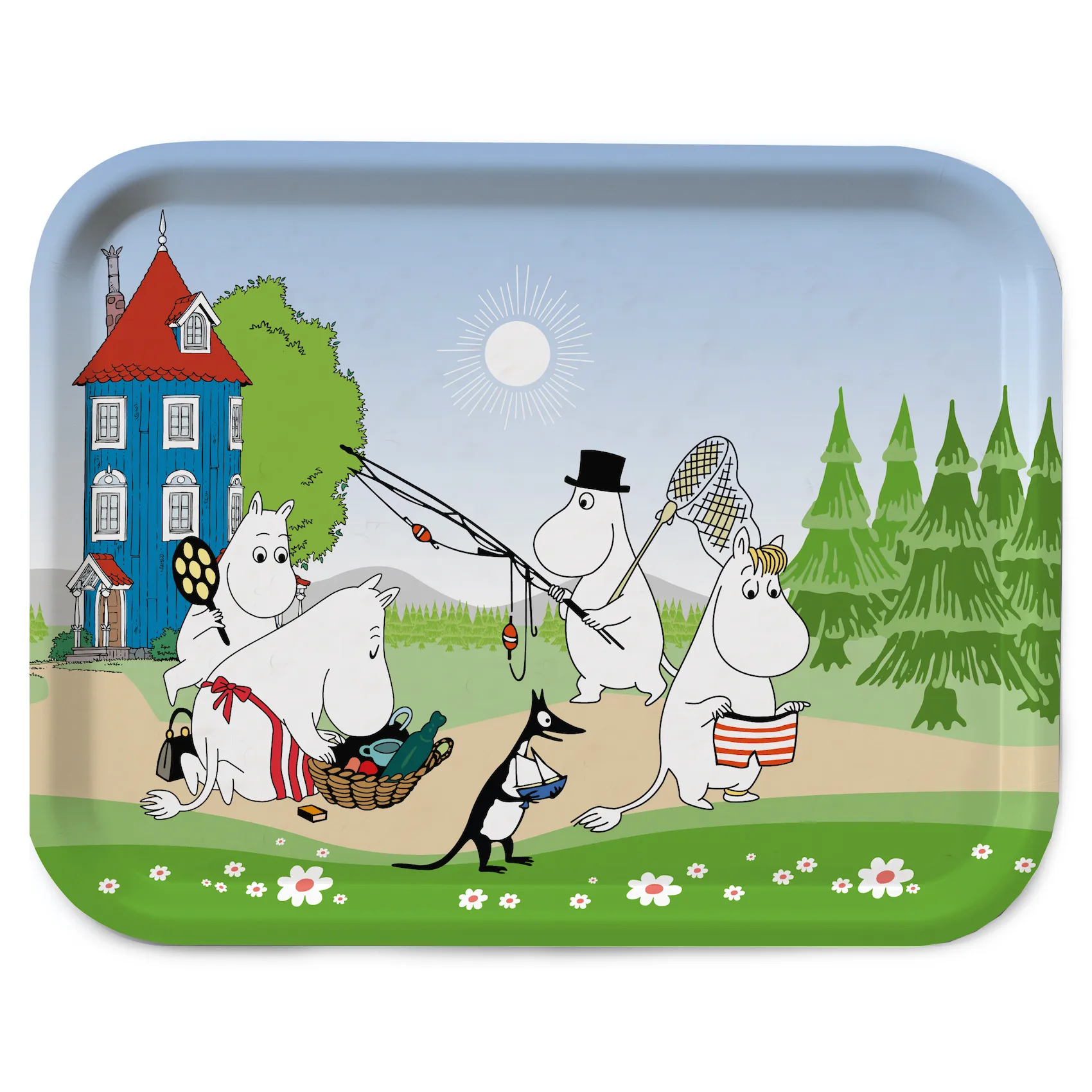 Vassoio Holiday 27x20 cm, Verde Opto Design