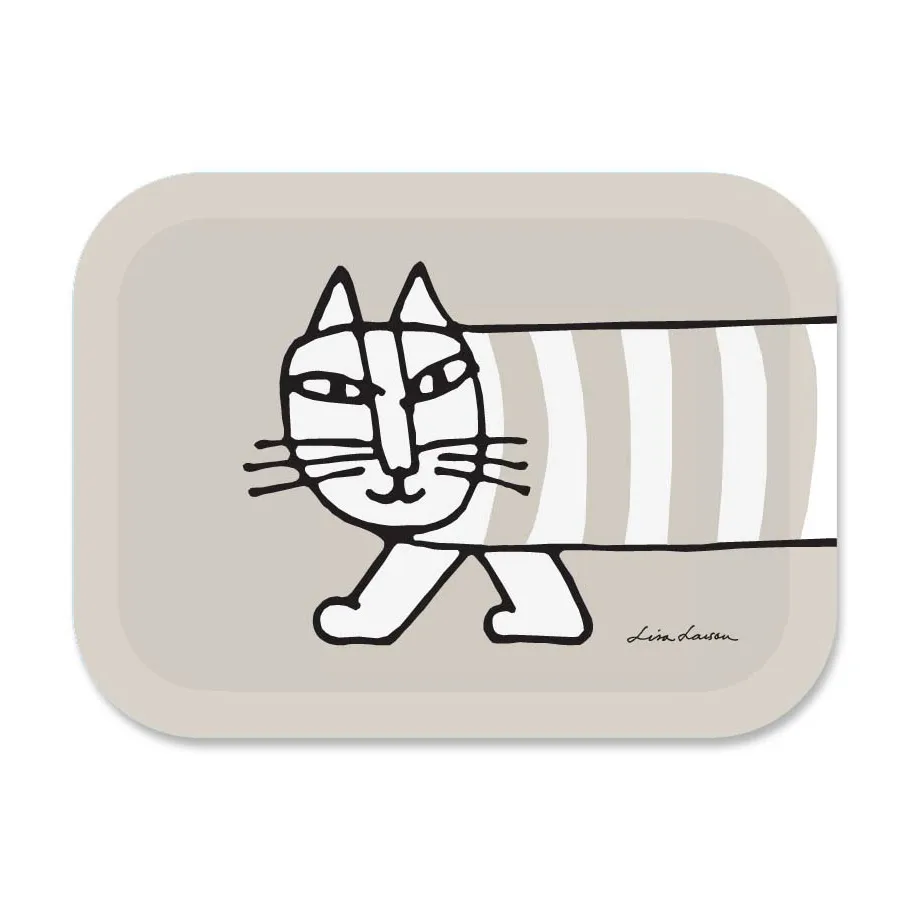 Vassoio Mikey 27x20 cm, Grigio Opto Design