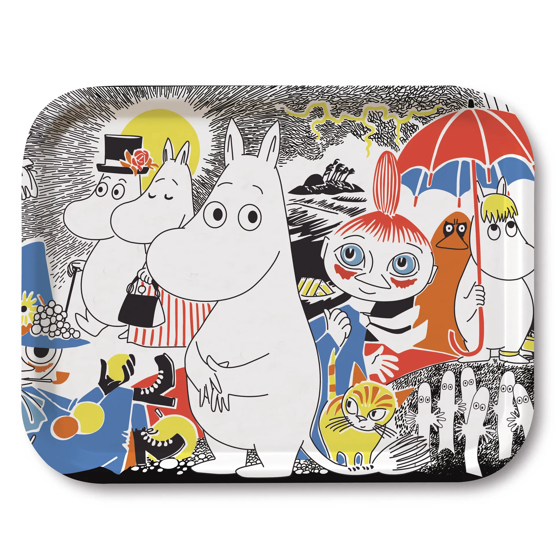 Vassoio Moomin Comic Cover No. 1 , 27x20 cm Opto Design