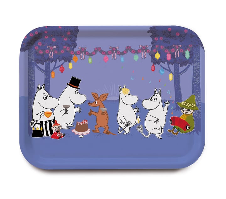 Vassoio Moomin Dancing tray - Blu - Opto Design