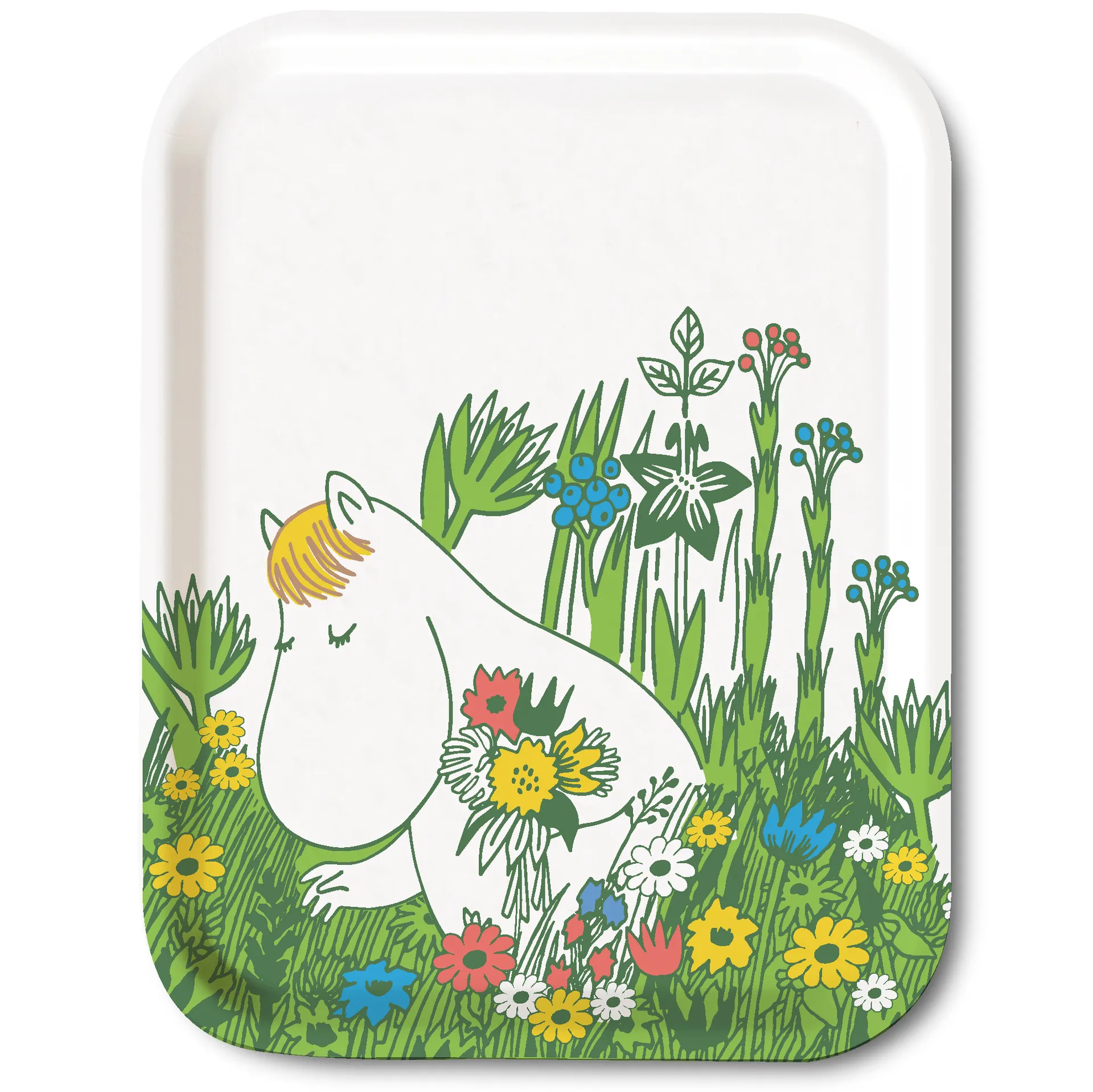 Vassoio Moomin Snorkmaiden estate , 27x20 cm Opto Design