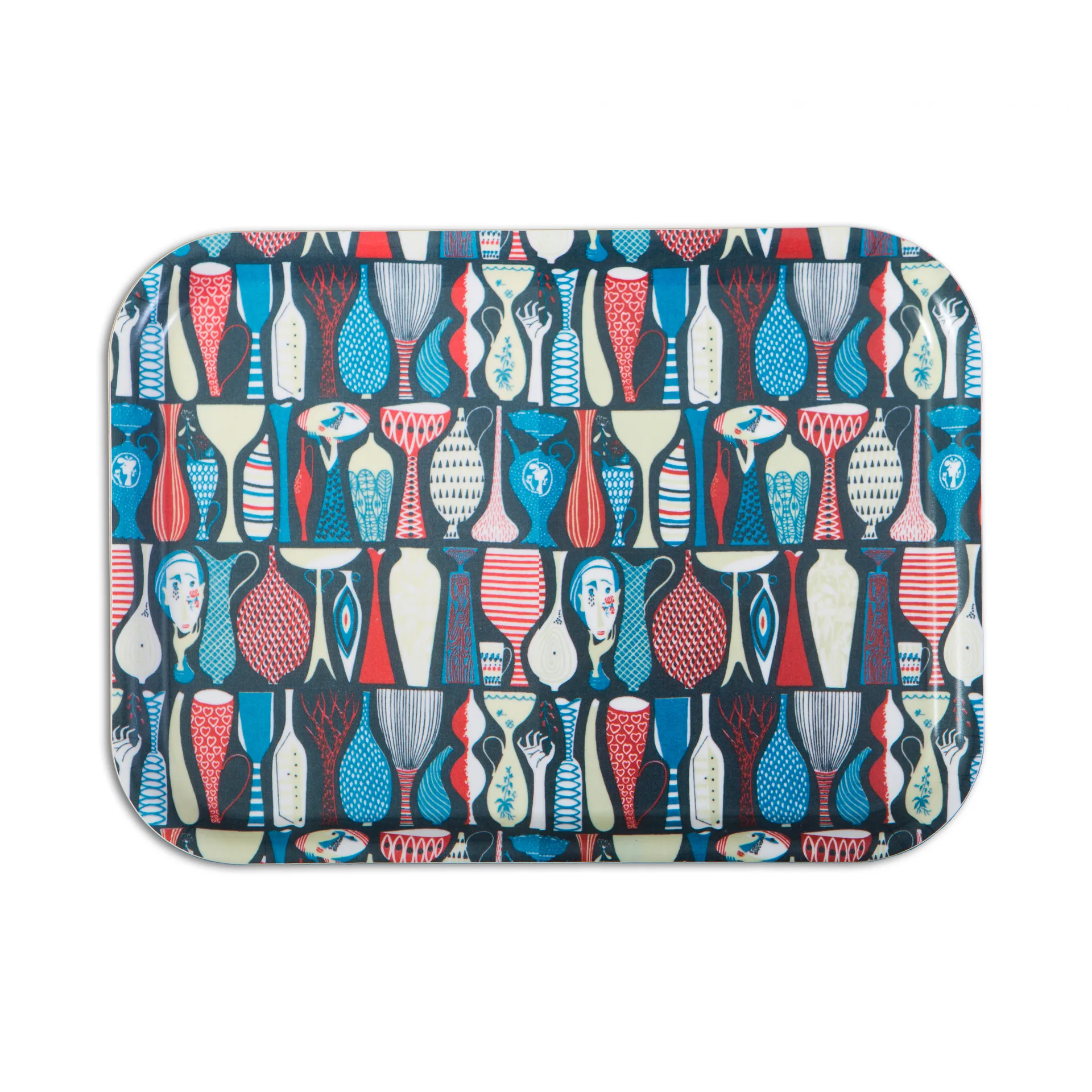 Vassoio Pottery by Stig Lindberg, 27x20 cm Opto Design