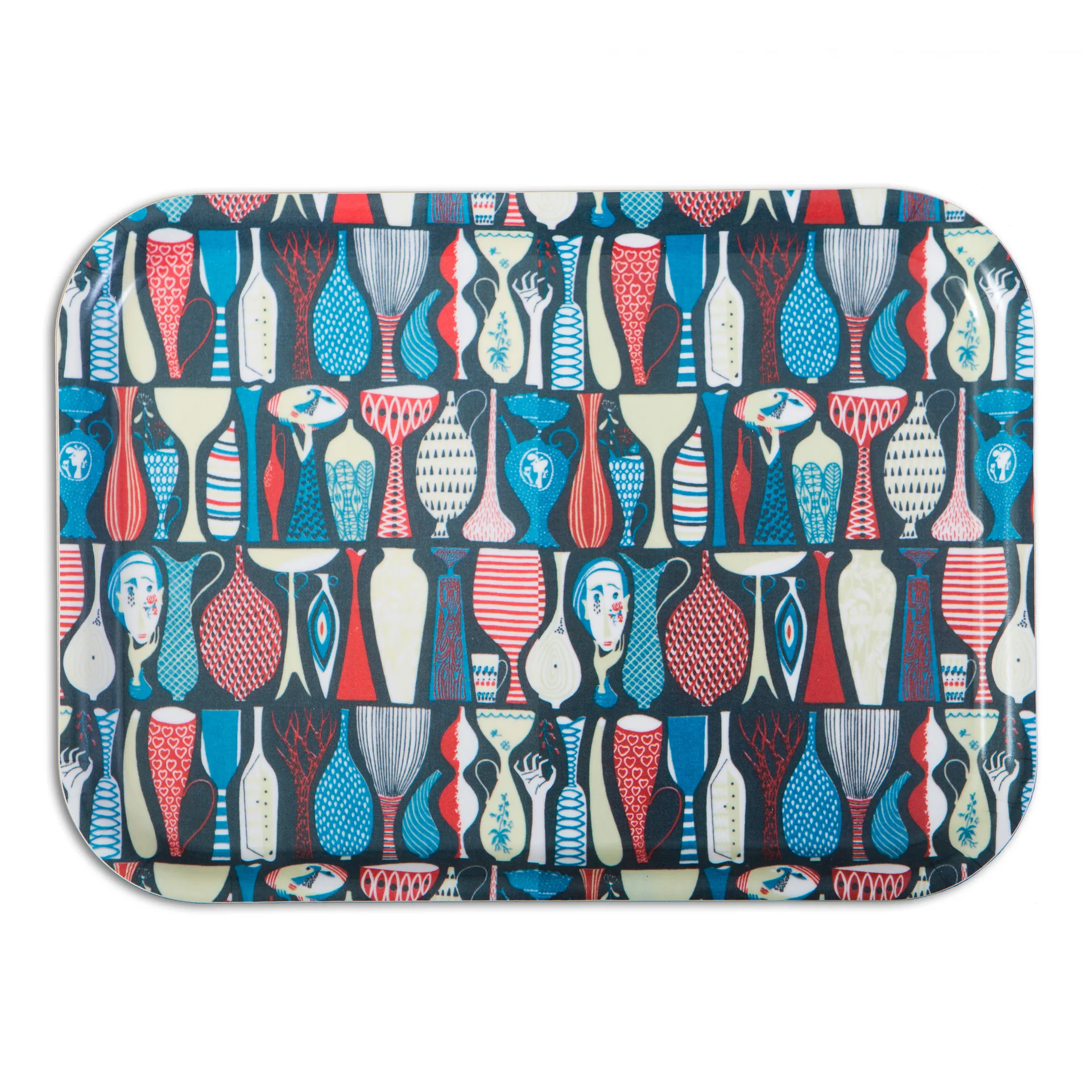 Vassoio Pottery by Stig Lindberg, 36x28 cm Opto Design