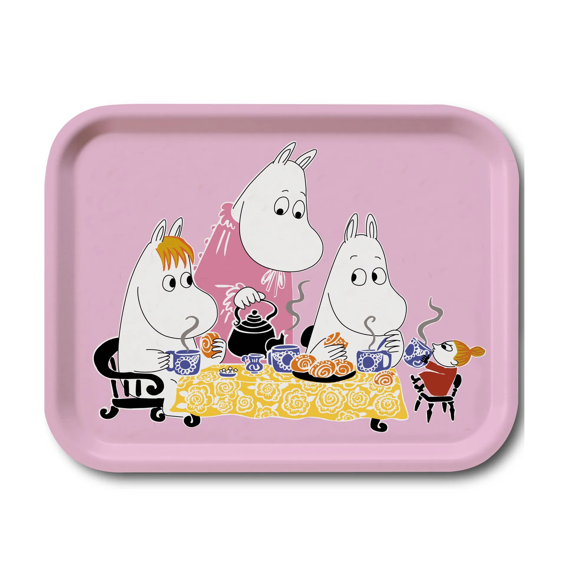 Vassoio Teaparty Moomin , rosa Opto Design