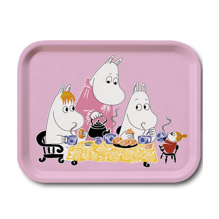 Vassoio Teaparty Moomin  - rosa - Opto Design