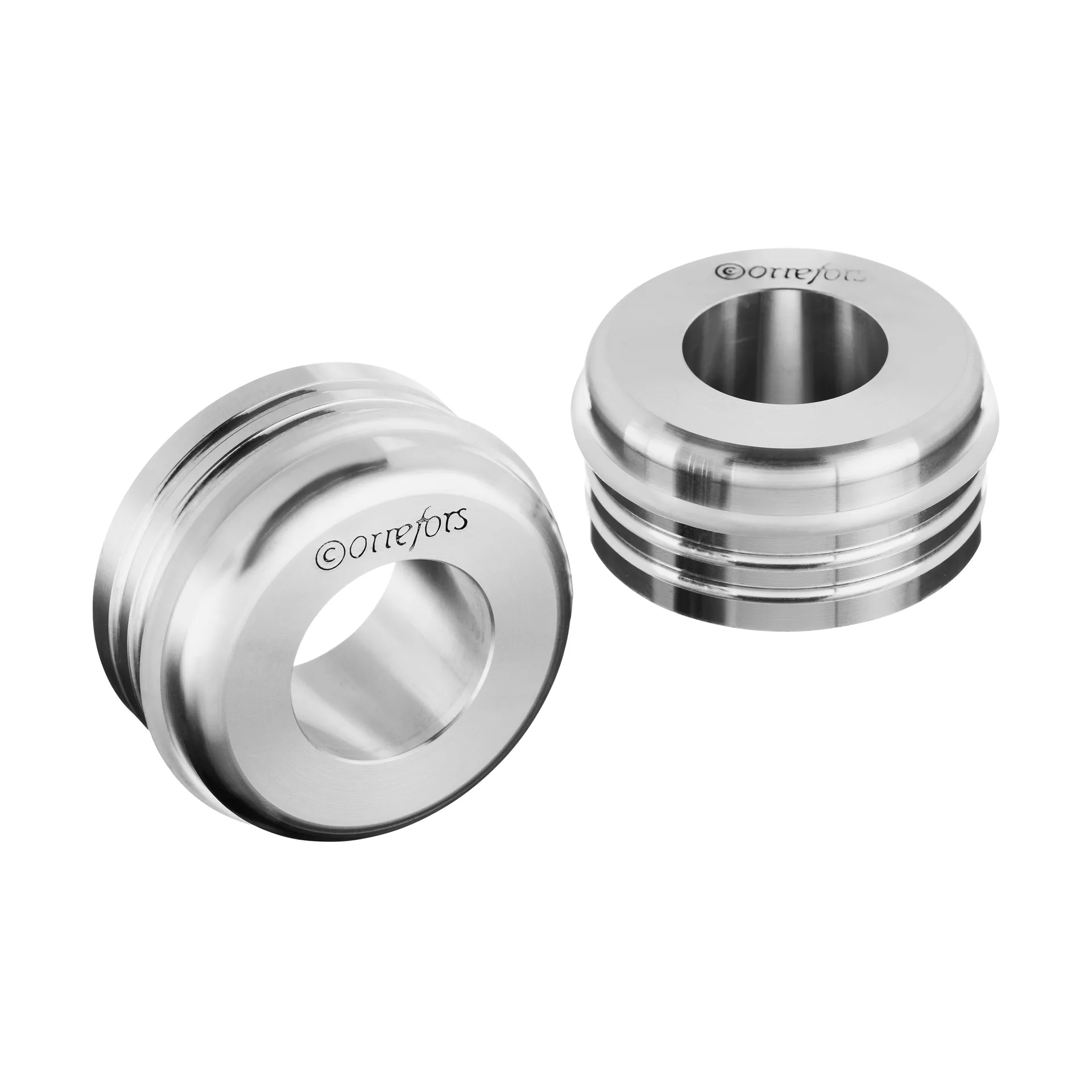 Adattatore per interruttore della luce Light switch, in confezione da 2 pezzi, Aluminium Orrefors