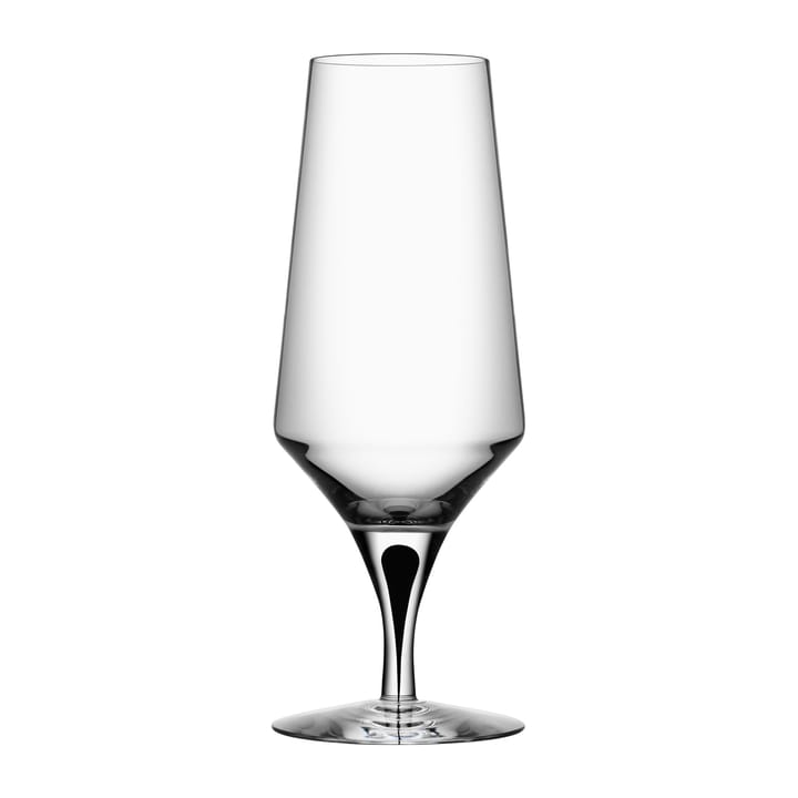 Bicchiere da birra Metropol 46 cl - Trasparente/nero - Orrefors