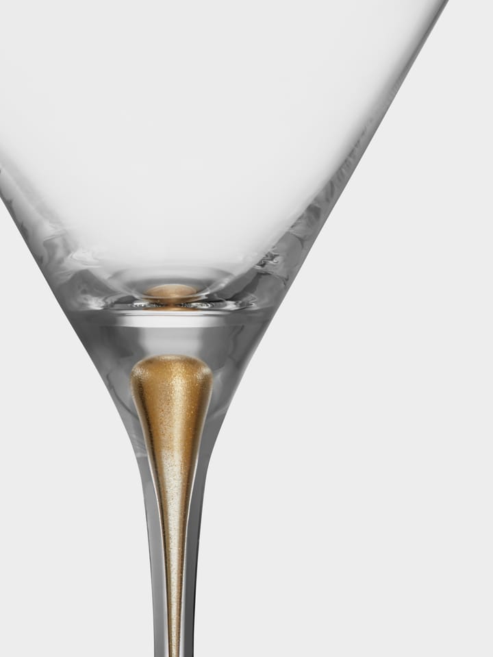 Bicchiere da martini Intermezzo da 25 cl, confezione da 2, Oro Orrefors