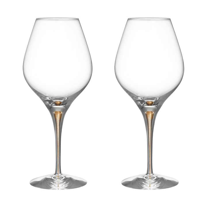 Bicchiere da vino Intermezzo Aroma da 62 cl, confezione da 2 - Oro - Orrefors