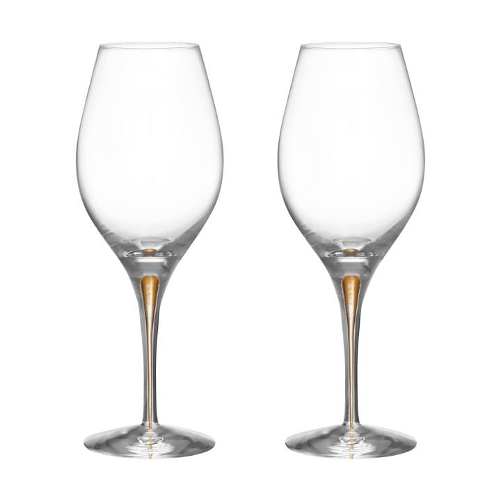 Bicchiere da vino Intermezzo Balance da 44 cl, confezione da 2 - Oro - Orrefors