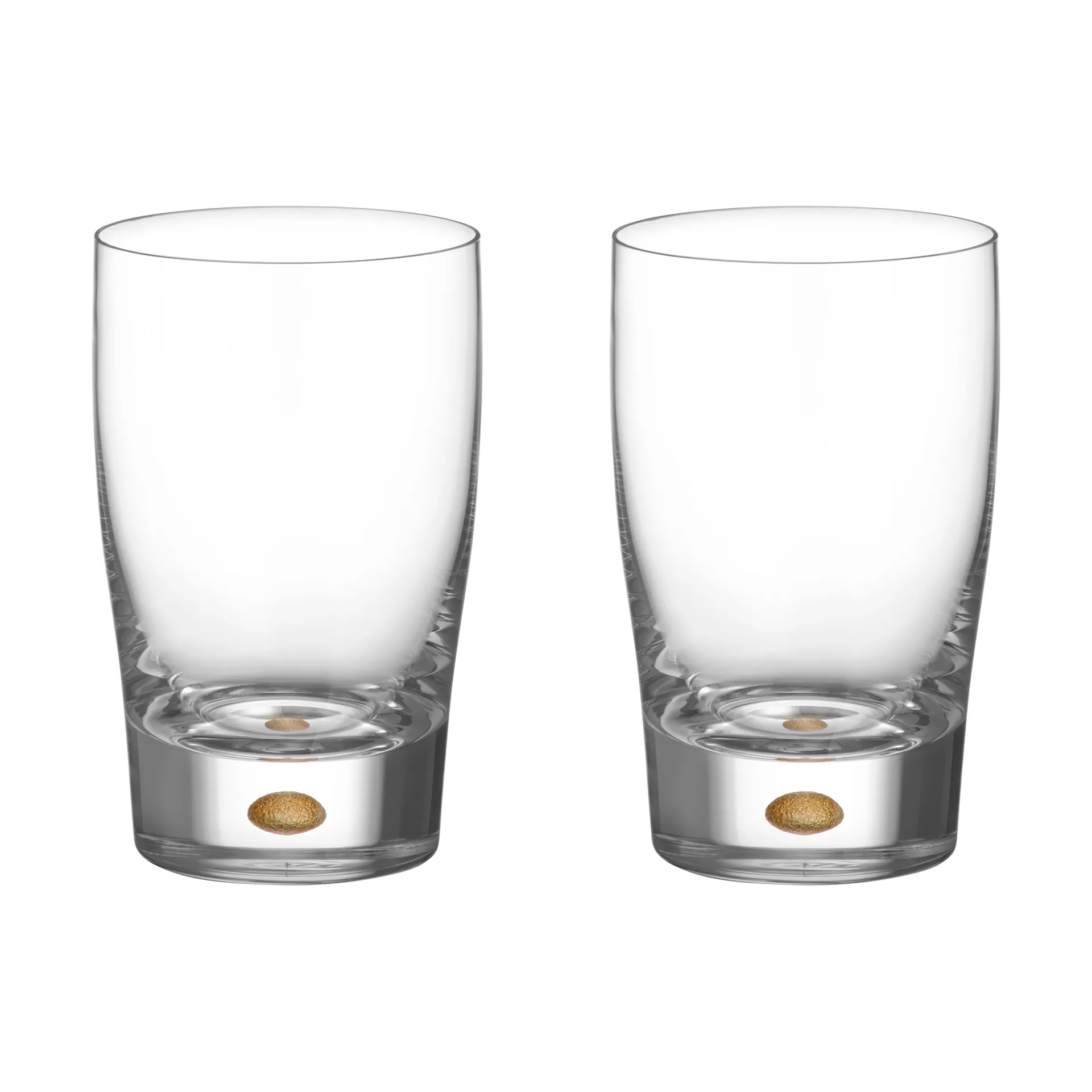 Bicchiere tumbler Intermezzo da 25 cl, confezione da 2, Oro Orrefors