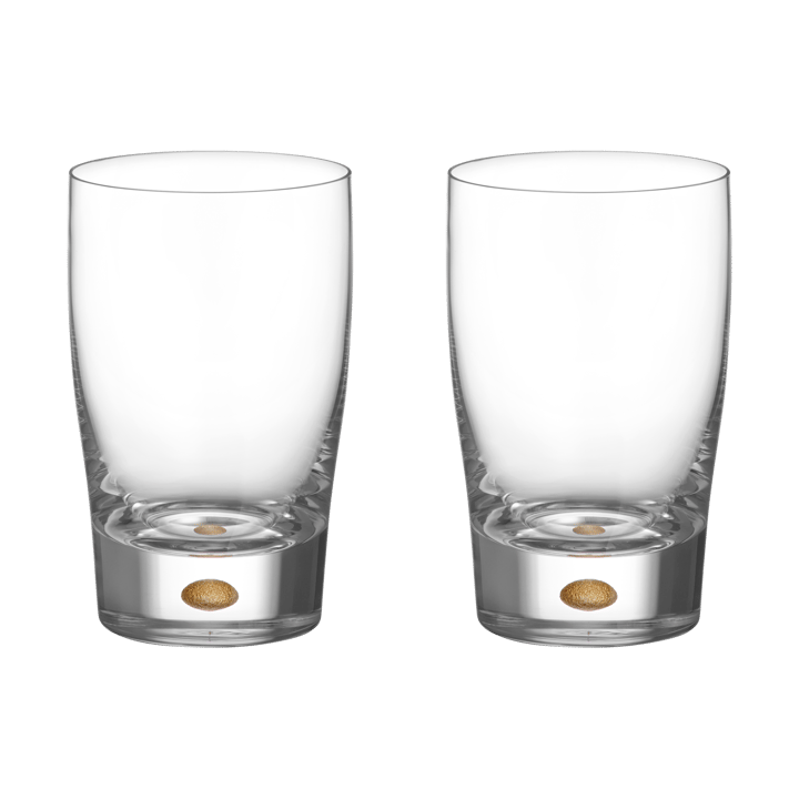 Bicchiere tumbler Intermezzo da 25 cl, confezione da 2 - Oro - Orrefors