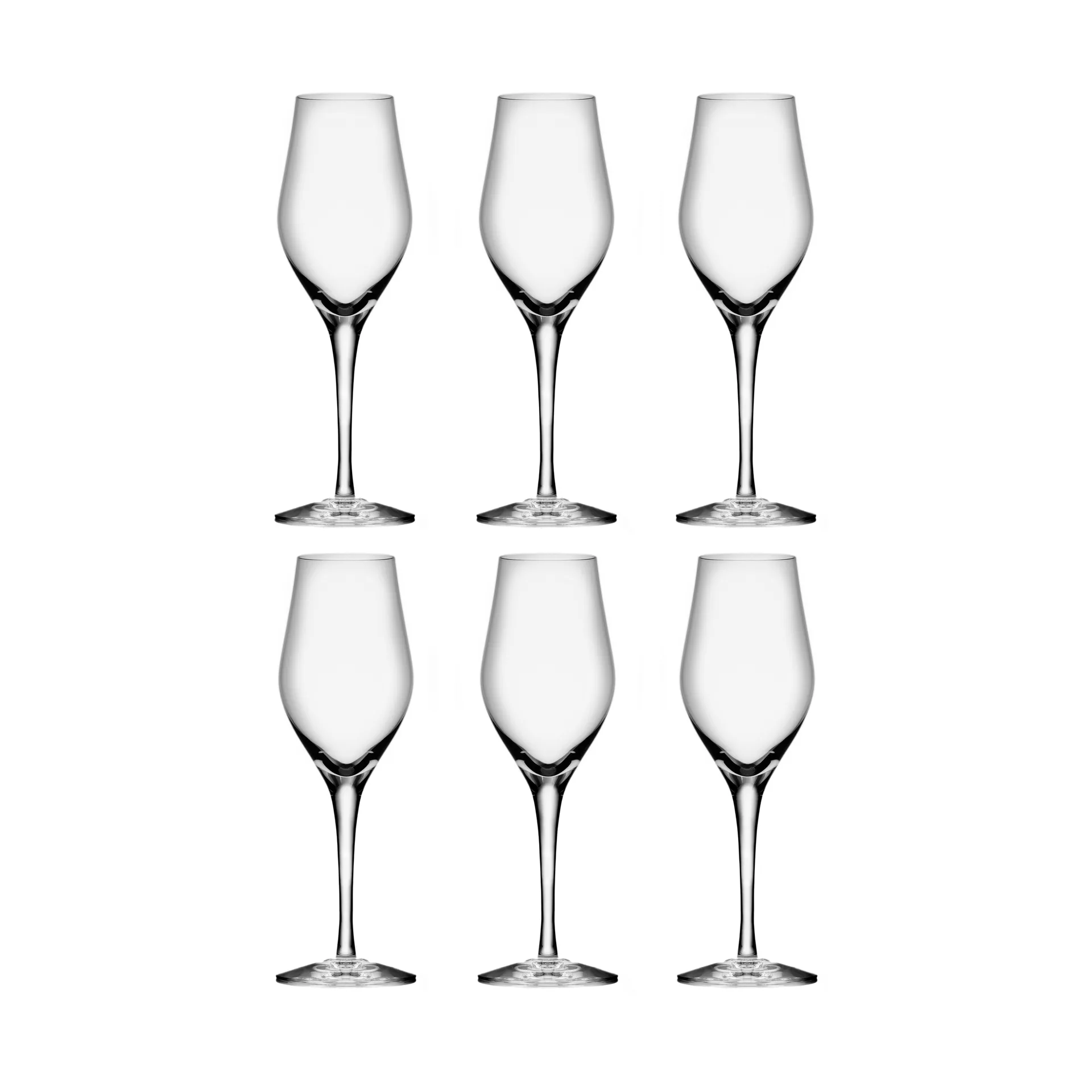 Calice da champagne Sense da 25,5 cl, confezione da 6, Chiaro Orrefors
