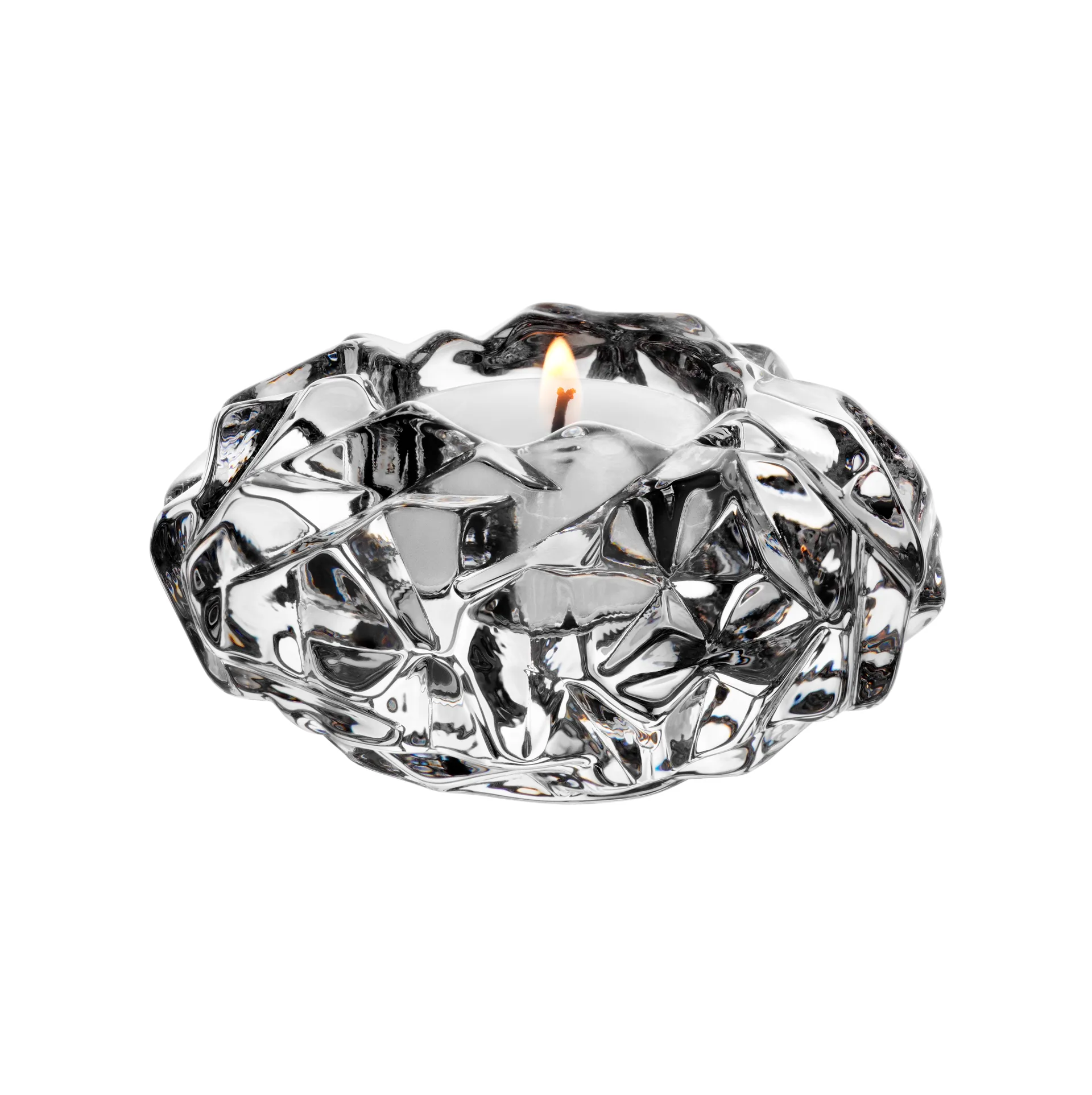 Candela votiva Carat, grande Orrefors