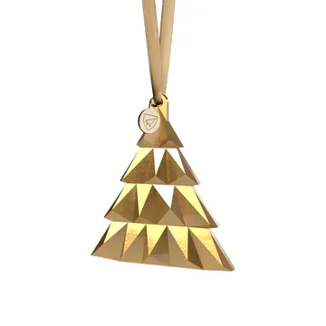Ornamento annuale alto - Oro 21K - Orrefors