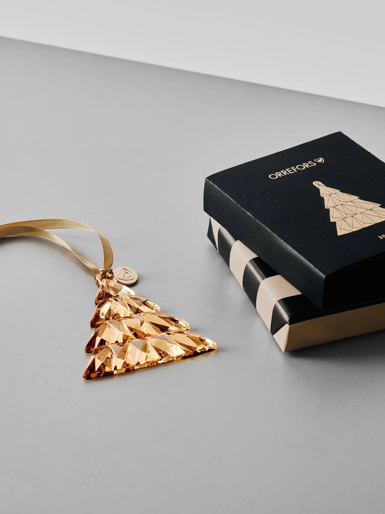 Ornamento annuale alto, Oro 21K Orrefors